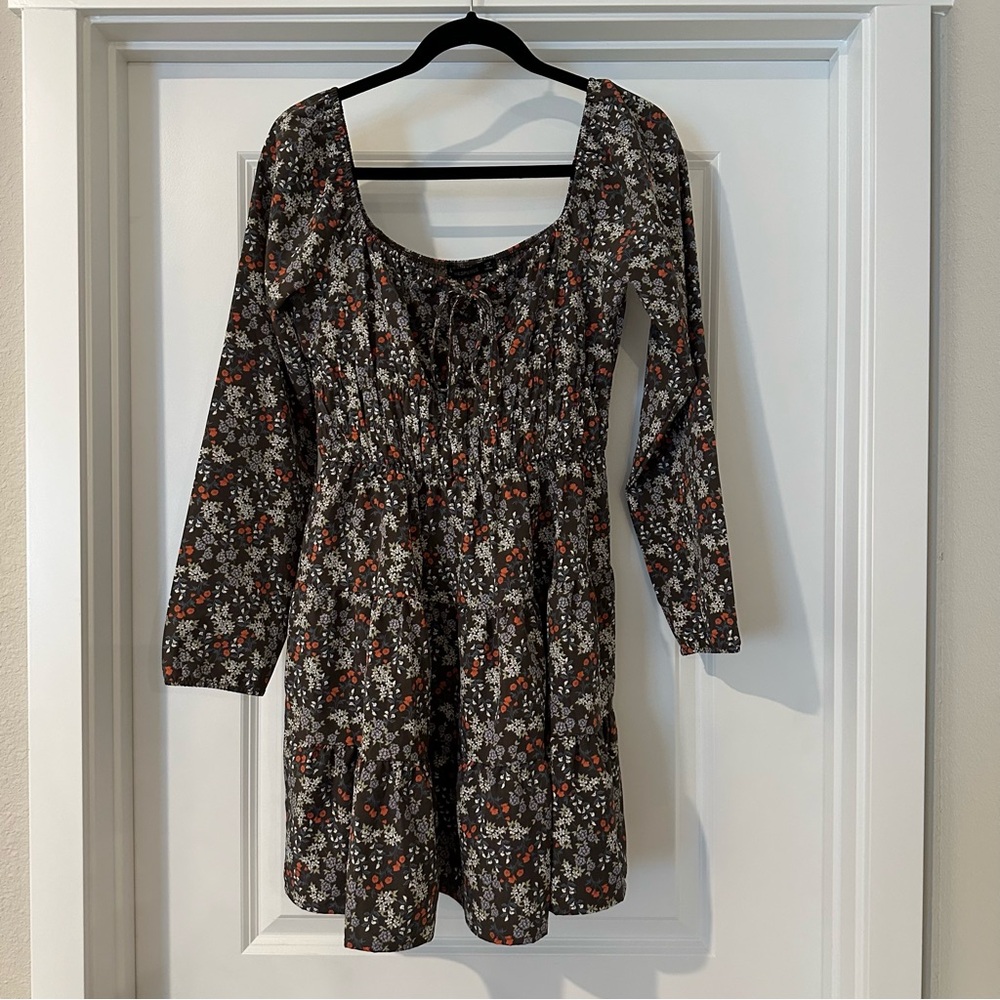Hesperus Floral Drop Waist Babydoll Dress